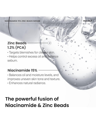 Suero Niacinamida 15% Frankly 59.87 ml - Cuidado Acné y Manchas