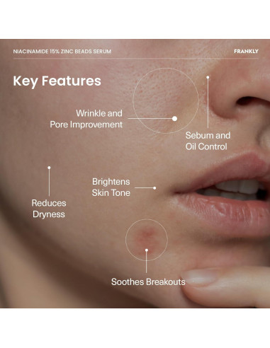 Suero Niacinamida 15% Frankly 59.87 ml - Cuidado Acné y Manchas