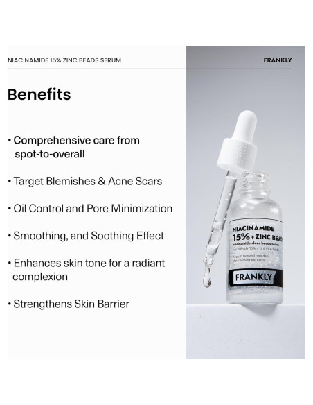 Suero Niacinamida 15% Frankly 59.87 ml - Cuidado Acné y Manchas
