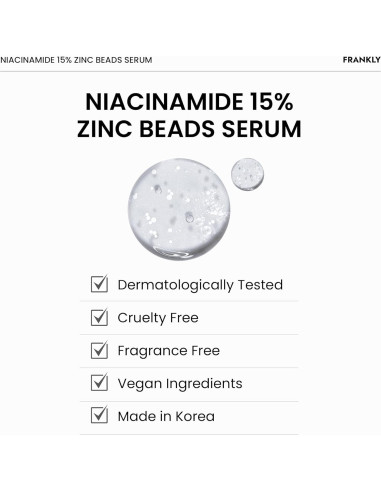 Suero Niacinamida 15% Frankly 59.87 ml - Cuidado Acné y Manchas