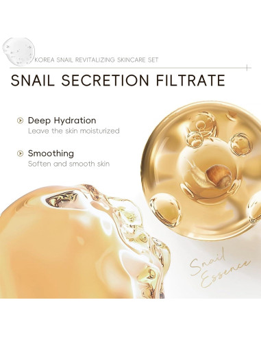 Kit de Cuidado de Piel Coreano ISHERBIN 5 Piezas Hidratante