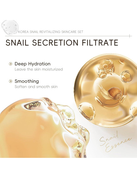 Kit de Cuidado de Piel Coreano ISHERBIN 5 Piezas Hidratante