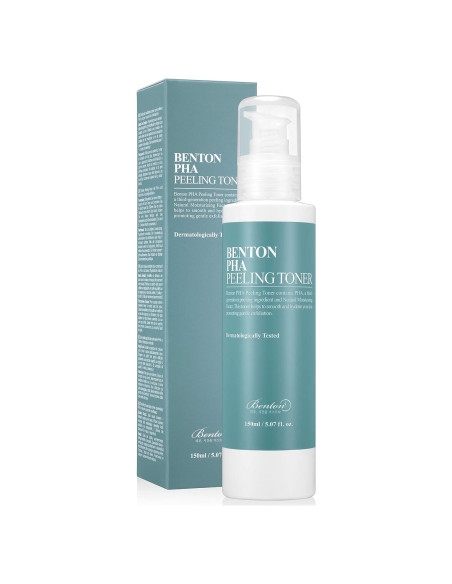 Tónico Exfoliante Benton PHA 150ml - Hidratante para Piel Sensible