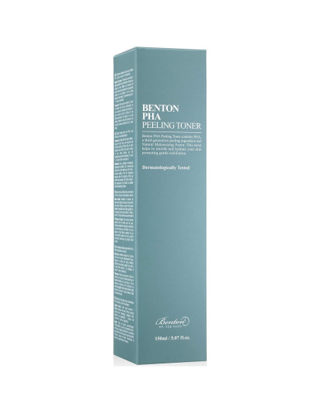 Tónico Exfoliante Benton PHA 150ml - Hidratante para Piel Sensible