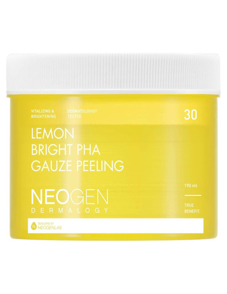 NEOGEN Almohadillas Exfoliantes PHA Limón 30 unidades Cuidado Piel