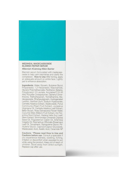 Suero Reparador Mediheal Madecassoside 40 ml - Cuidado Piel Suero Reparador Mediheal Madecassoside 40 ml - Cuidado Piel