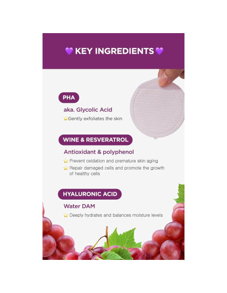 Pads Exfoliantes Neogen Dermalogy Bio-Peel 30 Unidades Vino