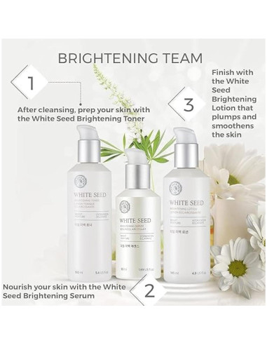 Suero Iluminador The Face Shop Whiteseed 50 ml - Hidratación y Antienvejecimiento