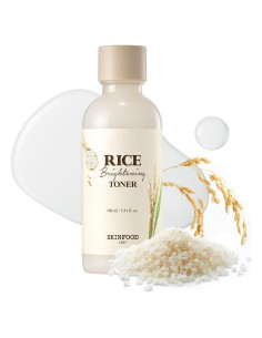 Tónico Facial Iluminador de Arroz Skinfood 160ml - Hidratante Vegano
