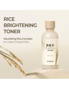 Tónico Facial Iluminador de Arroz Skinfood 160ml - Hidratante Vegano 2