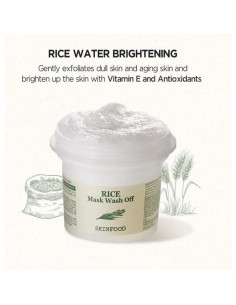 Mascarilla Exfoliante SKINFOOD de Arroz 99g - Suaviza Piel 2