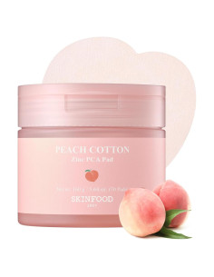 Almohadillas de Tónico Zinc PCA Durazno SKINFOOD 70 unidades