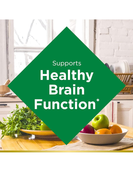 Nature's Bounty Ginkgo Biloba 60 mg 200 Cápsulas Suplemento