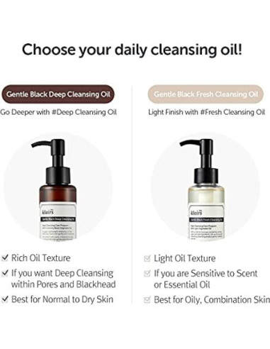 Aceite Limpiador DearKlairs 150 ml Piel Sensible Grasa Vegano