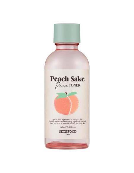 Tónico Facial SKINFOOD Durazno Sake 135ml - Control Sebo