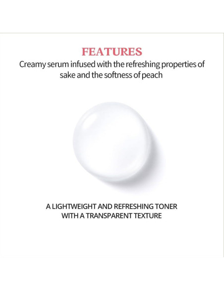 Tónico Facial SKINFOOD Durazno Sake 135ml - Control Sebo