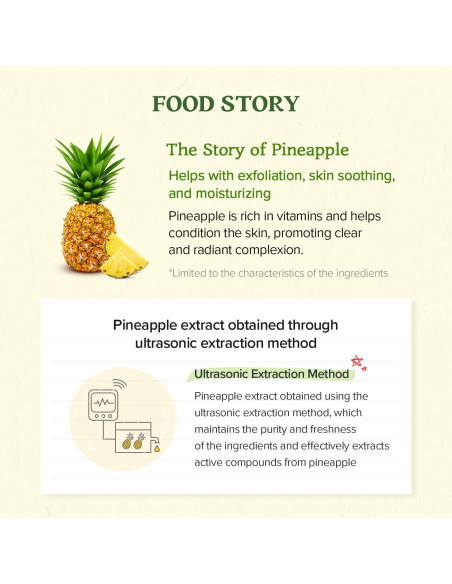 Gel Exfoliante Facial SKINFOOD Piña y Aloe 100ml - AHA Gel Exfoliante Facial SKINFOOD Piña y Aloe 100ml - AHA
