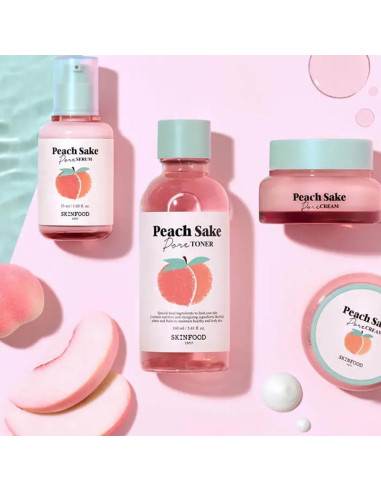 Tónico Facial SKINFOOD Durazno Sake 135ml - Control Sebo