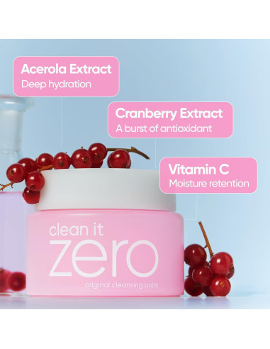 Bálsamo Limpiador Banila Co Clean It Zero 180ml Vegano