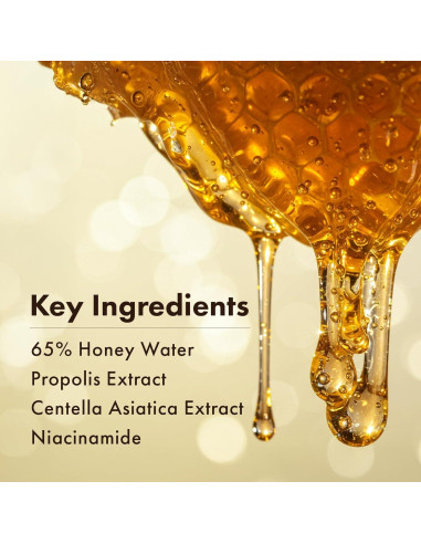 Suero Facial TOSOWOONG Honey Glow 65% 33ml - Hidratante y Brillante