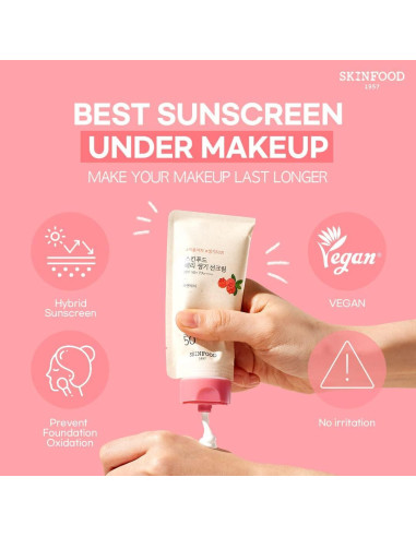 Crema Solar Glowing Berry Skinfood SPF 50+ 50 ml