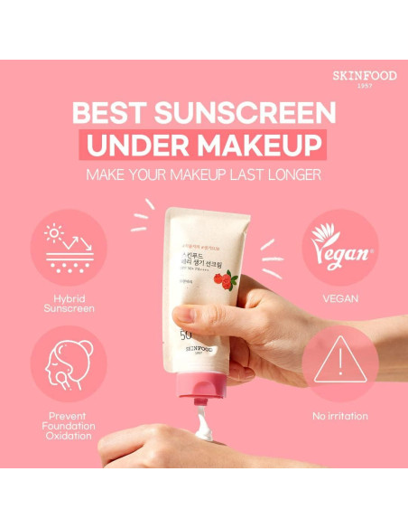 Crema Solar Glowing Berry Skinfood SPF 50+ 50 ml