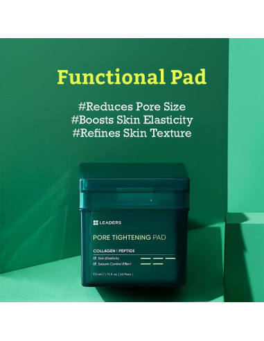 Almohadillas Tónicas Astringentes Leaders 50 unidades 170ml