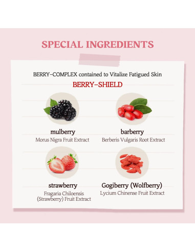 Crema Solar Glowing Berry Skinfood SPF 50+ 50 ml