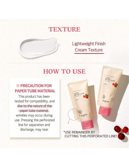 Crema Solar Glowing Berry Skinfood SPF 50+ 50 ml