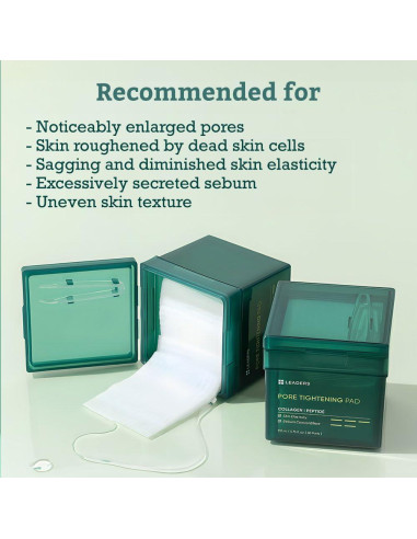 Almohadillas Tónicas Astringentes Leaders 50 unidades 170ml