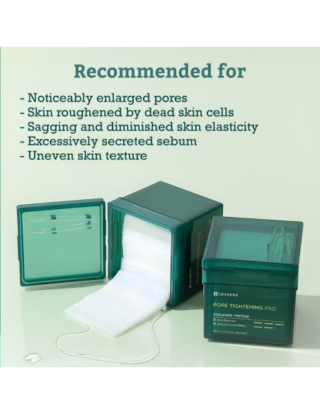 Almohadillas Tónicas Astringentes Leaders 50 unidades 170ml