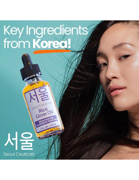 Aceite Brillante de Salvado de Arroz SeoulCeuticals 30ml - K Beauty