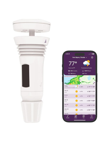 Estación Meteorológica Tempest WeatherFlow Inalámbrica con App