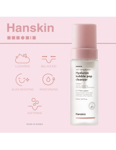 Limpiador Espumoso Hanskin Bubble Pop 150ml - Hidratante Diario 2