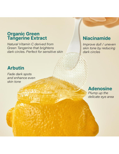 GOODAL Parches Hidratantes para Ojos Mandarina Verde 60 hojas