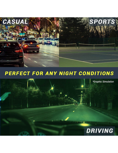 Gafas de Conducción Nocturna Eagle Eyes Aviator - Lentes Amarillas Gafas de Conducción Nocturna Eagle Eyes Aviator - Lentes Amarillas