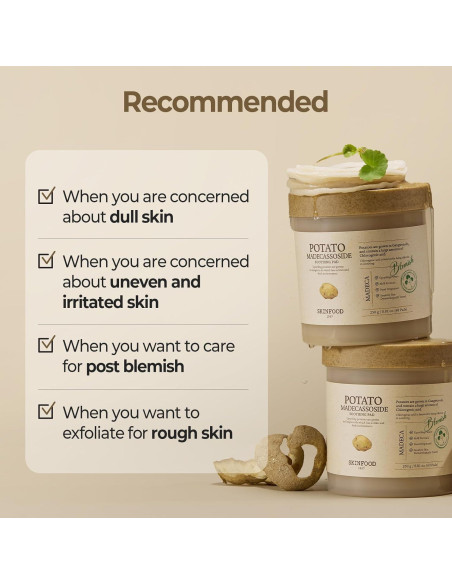 Tónico Facial Skinfood Madecassoside Patata 60 Almohadillas Tónico Facial Skinfood Madecassoside Patata 60 Almohadillas