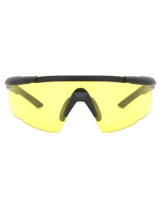 Gafas de Protección Wiley X Saber 300 Montura Negra Mate Lente Amarillo
