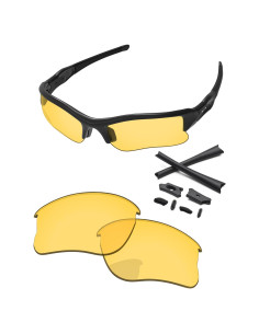 Lentes de Reemplazo PapaViva para Oakley Flak Jacket XLJ 63mm