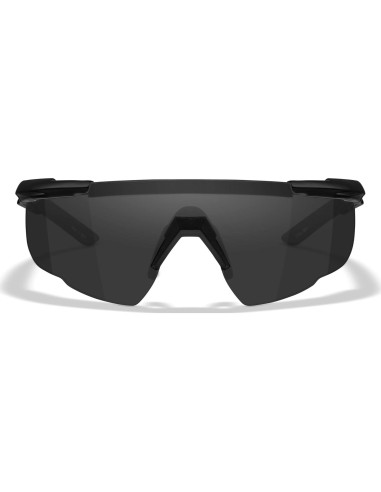 Gafas de Tiro Wiley X Saber Avanzadas, Protección UV, Montura Negra