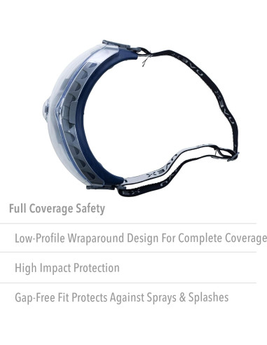 Gafas de Seguridad Uvex Stealth OTG con Lente Ámbar y Banda Neopreno