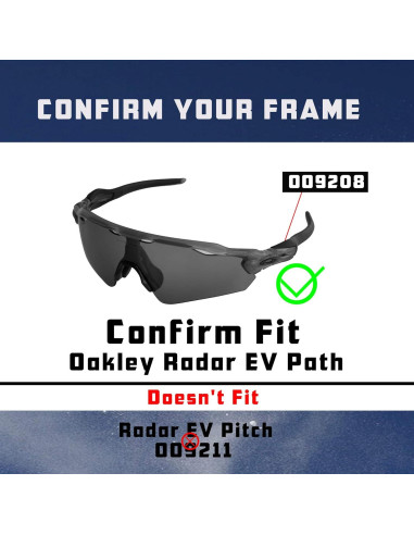 Lentes de Reemplazo Amarillos HD para Gafas Oakley OO9208