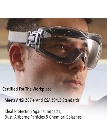 Gafas de Seguridad Uvex Stealth OTG con Lente Ámbar y Banda Neopreno Gafas de Seguridad Uvex Stealth OTG con Lente Ámbar y Banda Neopreno