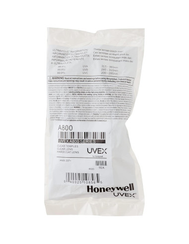 Gafas de Seguridad Uvex A800 Honeywell Lente Claro Antiarañazos