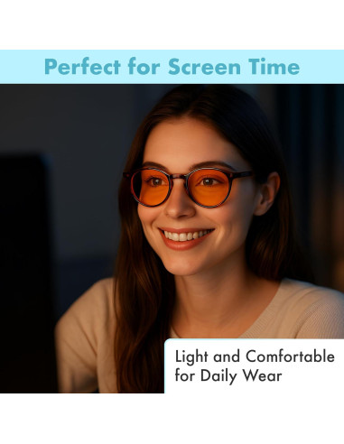 Gafas Naranjas THL Sleep para Bloquear Luz Azul - Unisex
