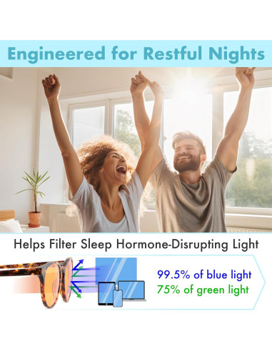 Gafas Naranjas THL Sleep para Bloquear Luz Azul - Unisex