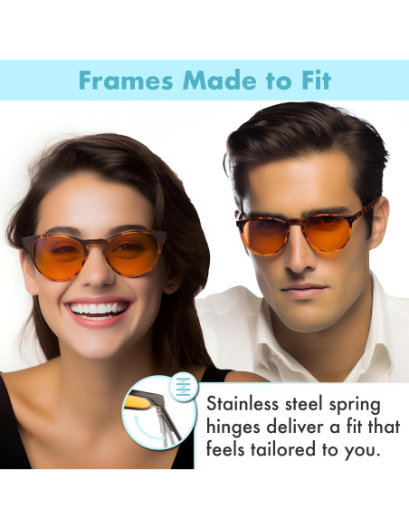 Gafas Naranjas THL Sleep para Bloquear Luz Azul - Unisex