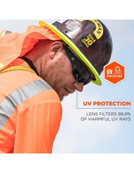 Gafas de Seguridad Ergodyne Skullerz ODIN, Impacto Z87.1+