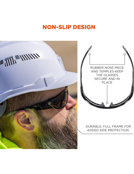 Gafas de Seguridad Ergodyne Skullerz ODIN, Impacto Z87.1+