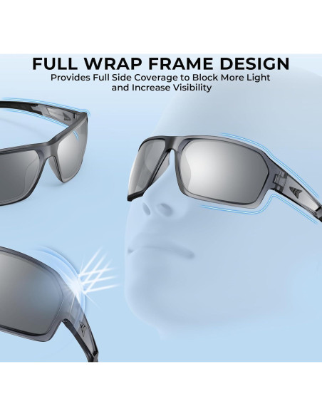 Gafas de sol polarizadas KastKing Chippewa UV400 deportivas